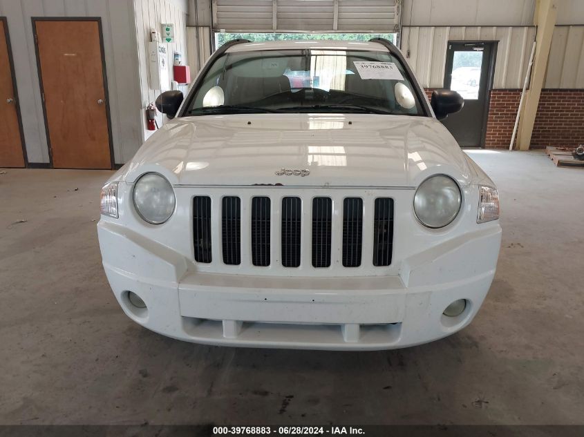 2008 Jeep Compass Sport VIN: 1J8FT47W78D544396 Lot: 39768883