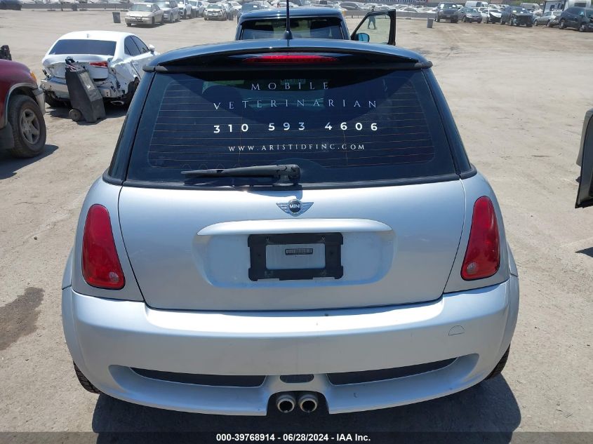 2005 Mini Cooper S VIN: WMWRE33555TG98094 Lot: 39768914