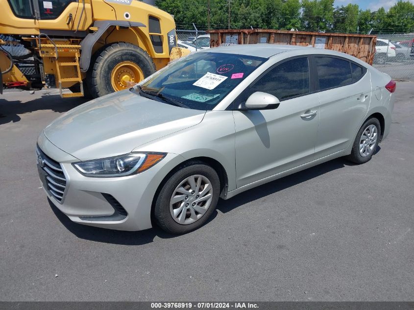 VIN 5NPD74LF2HH063992 2017 HYUNDAI ELANTRA no.2