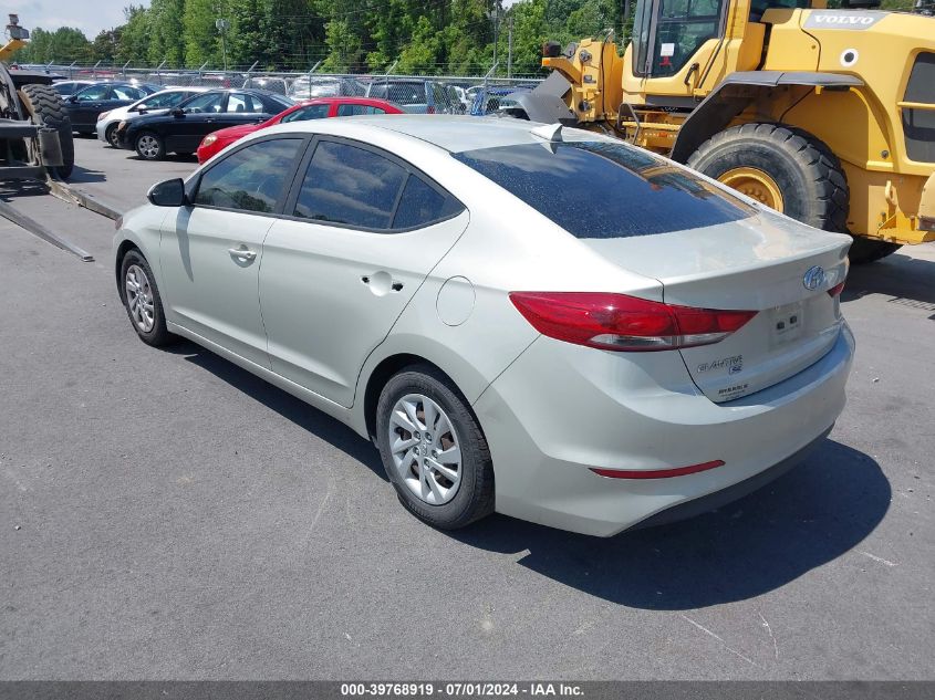 VIN 5NPD74LF2HH063992 2017 HYUNDAI ELANTRA no.3