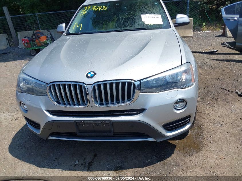 2016 BMW X3 xDrive28I VIN: 5UXWX9C50G0D73844 Lot: 39768936