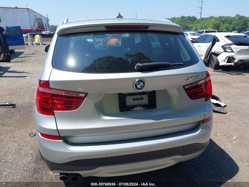 2016 BMW X3 XDRIVE28I - 5UXWX9C50G0D73844