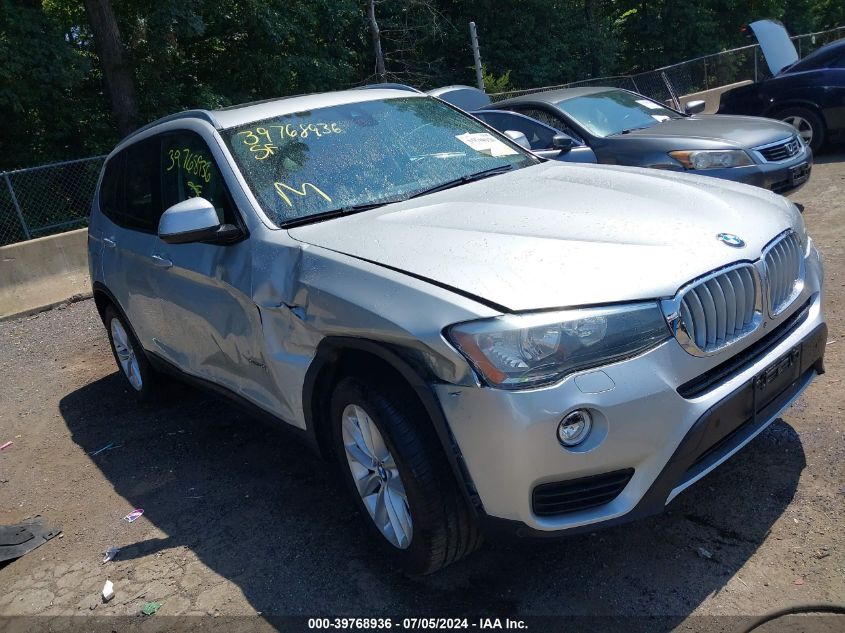 2016 BMW X3 XDRIVE28I - 5UXWX9C50G0D73844