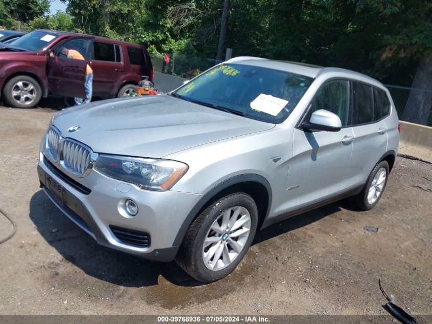 2016 BMW X3 XDRIVE28I - 5UXWX9C50G0D73844