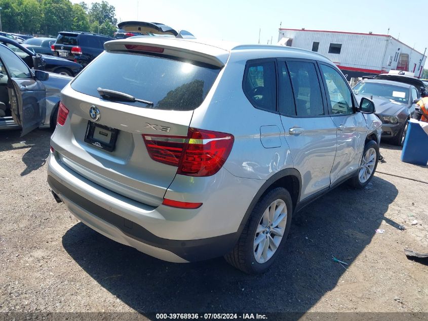 2016 BMW X3 XDRIVE28I - 5UXWX9C50G0D73844