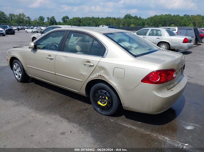 2006 Kia Optima Ex (New)/Lx (New) VIN: KNAGE123665022445 Lot: 39768952