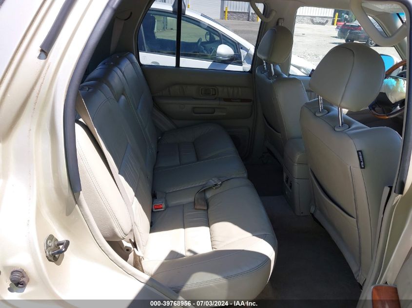 2001 Infiniti Qx4 Luxury VIN: JNRDR09Y11W225123 Lot: 39768956