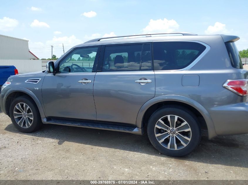 2018 Nissan Armada Sl VIN: JN8AY2ND9JX002542 Lot: 39768975