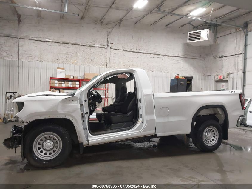 2022 GMC Sierra 1500 4Wd Regular Cab Long Box Pro VIN: 3GTNUAEKXNG519277 Lot: 39768985