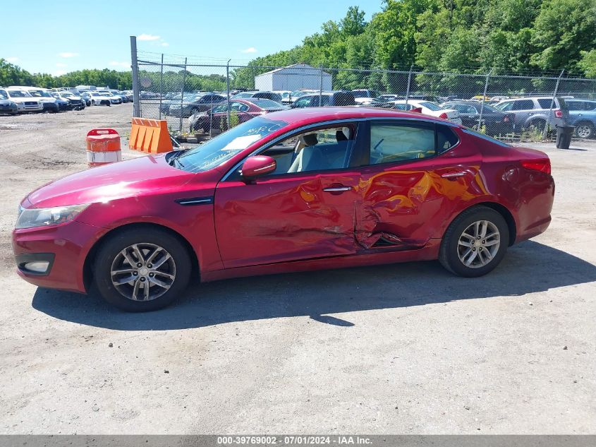 2013 Kia Optima Lx VIN: 5XXGM4A76DG133369 Lot: 39769002