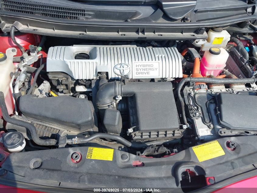 2012 Toyota Prius Two VIN: JTDKN3DU8C1503072 Lot: 39769025