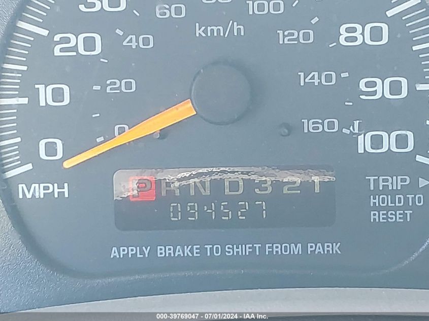 1999 Chevrolet Astro VIN: 1GNDM19W5XB202177 Lot: 39769047