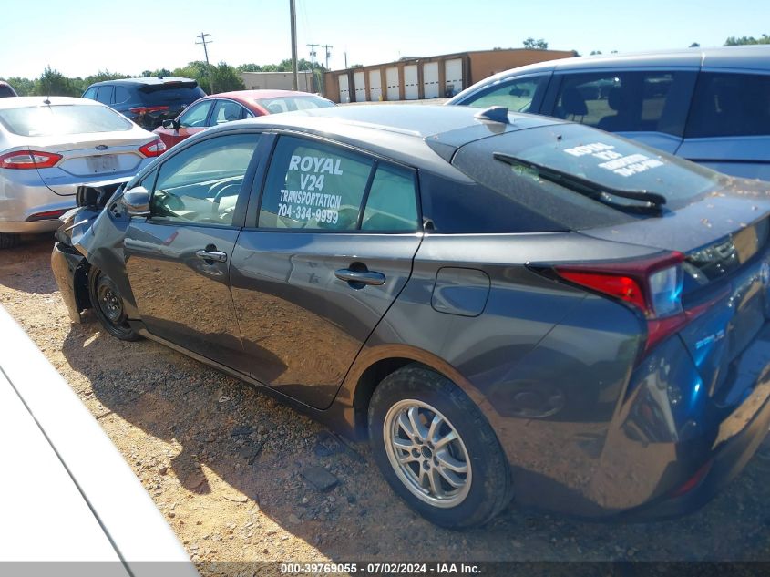2019 Toyota Prius VIN: JTDKARFU9K3102614 Lot: 39769055