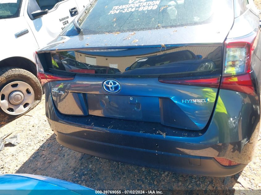 2019 Toyota Prius VIN: JTDKARFU9K3102614 Lot: 39769055