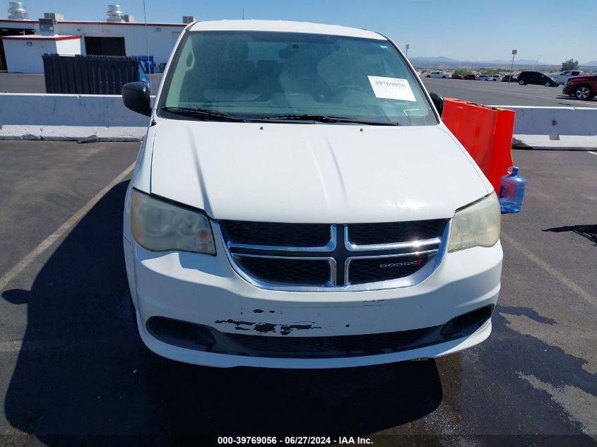 2013 Dodge Grand Caravan Se VIN: 2C4RDGBG5DR780992 Lot: 39769056
