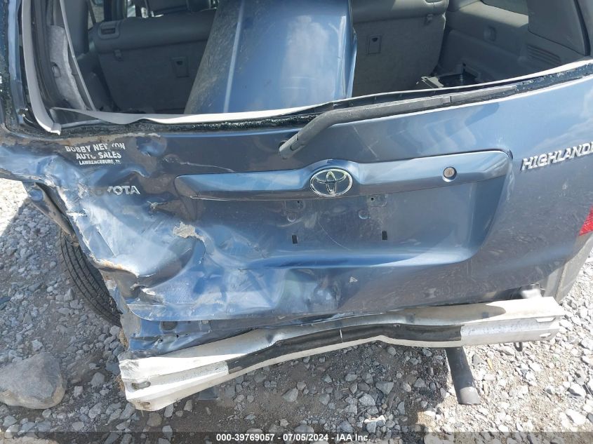 2007 Toyota Highlander VIN: JTEGD21A970160762 Lot: 39769057