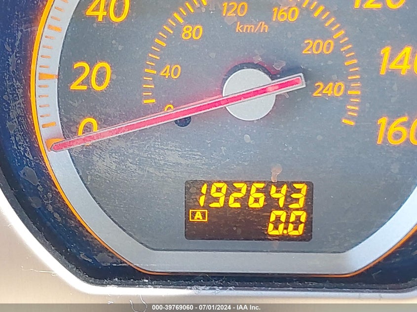 2007 Nissan Murano Sl VIN: JN8AZ08T87W516403 Lot: 39769060