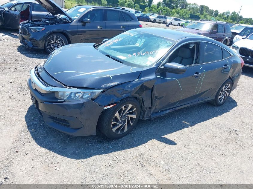 2018 Honda Civic Ex VIN: 2HGFC2F73JH585303 Lot: 39769074