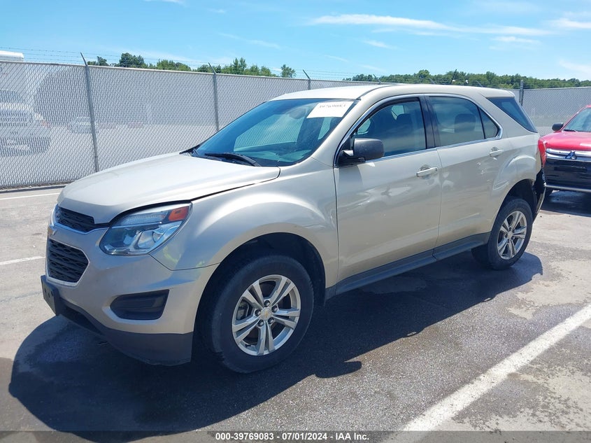 2016 CHEVROLET EQUINOX LS - 1GNALBEK8GZ101527