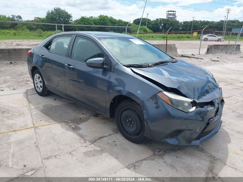 2015 Toyota Corolla L VIN: 2T1BURHE3FC242846 Lot: 39769111