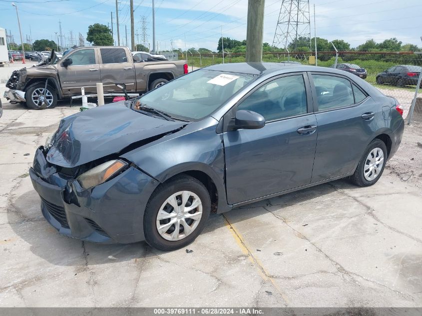 2015 Toyota Corolla L VIN: 2T1BURHE3FC242846 Lot: 39769111