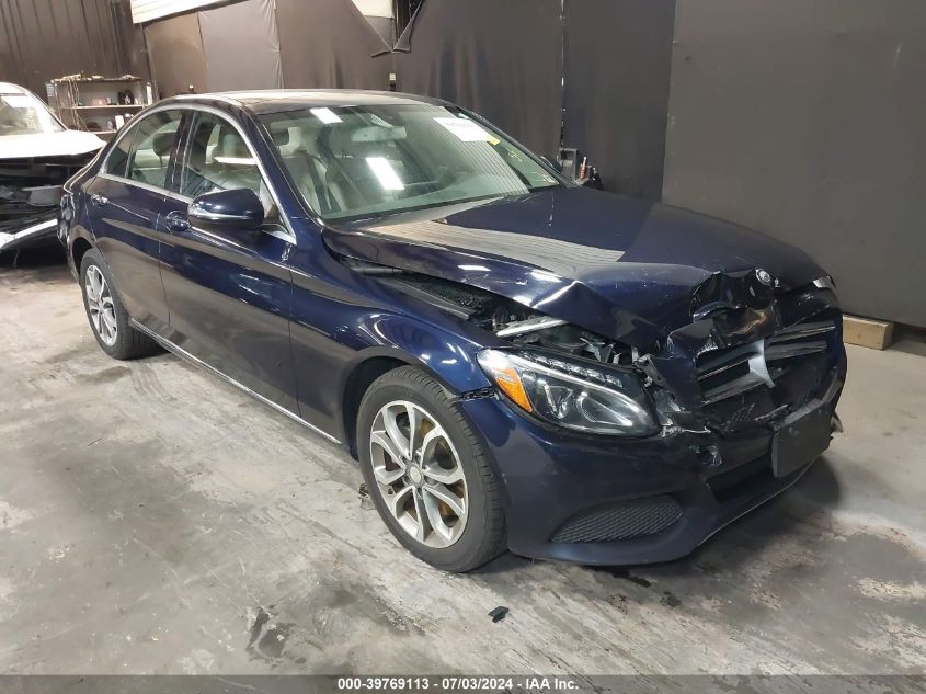 55SWF4KB4GU108291 2016 MERCEDES-BENZ C CLASS - Image 1