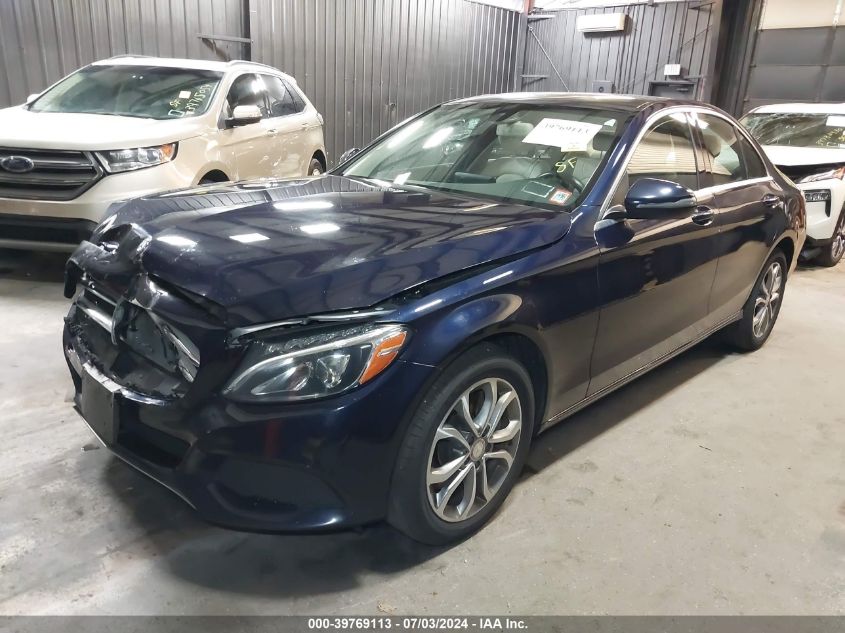 55SWF4KB4GU108291 2016 MERCEDES-BENZ C CLASS - Image 2