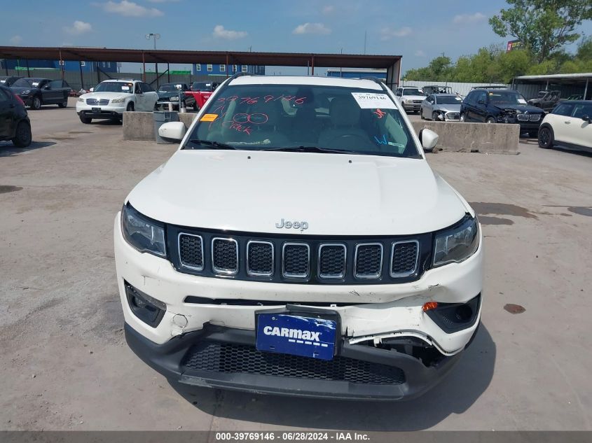 2019 Jeep Compass Sun And Wheel Fwd VIN: 3C4NJCBB0KT711528 Lot: 39769146