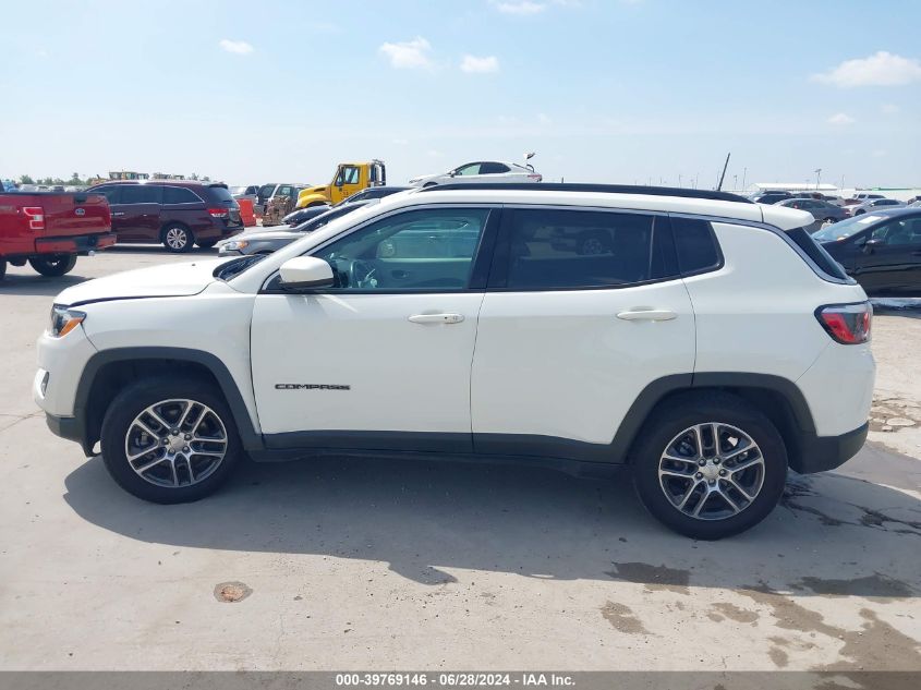 2019 Jeep Compass Sun And Wheel Fwd VIN: 3C4NJCBB0KT711528 Lot: 39769146