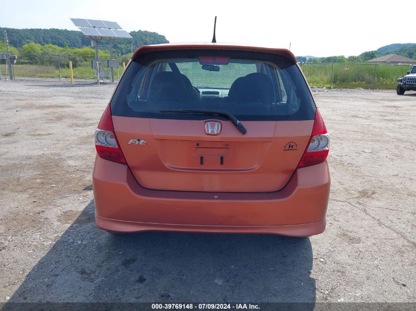 2008 Honda Fit Sport VIN: JHMGD38628S040351 Lot: 39769148