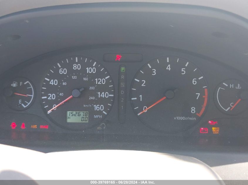 2001 Nissan Maxima Gxe VIN: JN1CA31D61T625230 Lot: 39769165