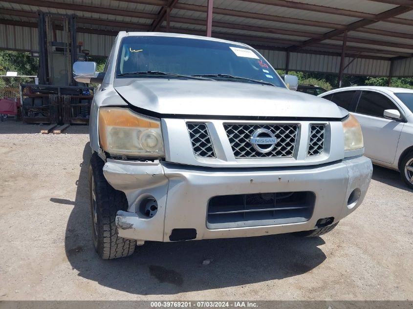 2008 Nissan Titan Se VIN: 1N6AA07D58N337057 Lot: 39769201