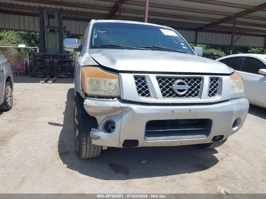 2008 Nissan Titan Se VIN: 1N6AA07D58N337057 Lot: 39769201