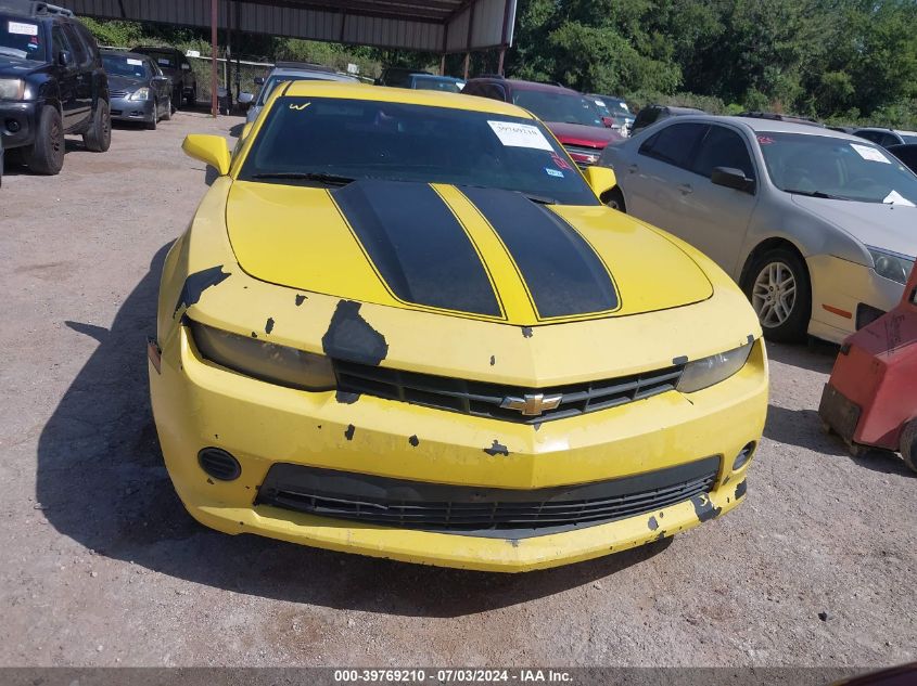 2014 Chevrolet Camaro 2Ls VIN: 2G1FA1E33E9151601 Lot: 39769210