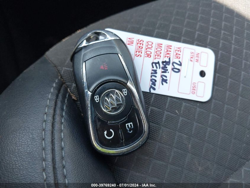 2020 Buick Encore Fwd Preferred VIN: KL4CJASBXLB344596 Lot: 39769240