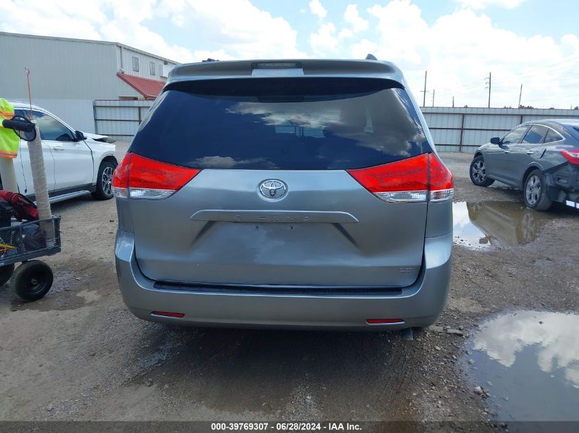 2013 Toyota Sienna Xle V6 8 Passenger VIN: 5TDYK3DC1DS386322 Lot: 39769307