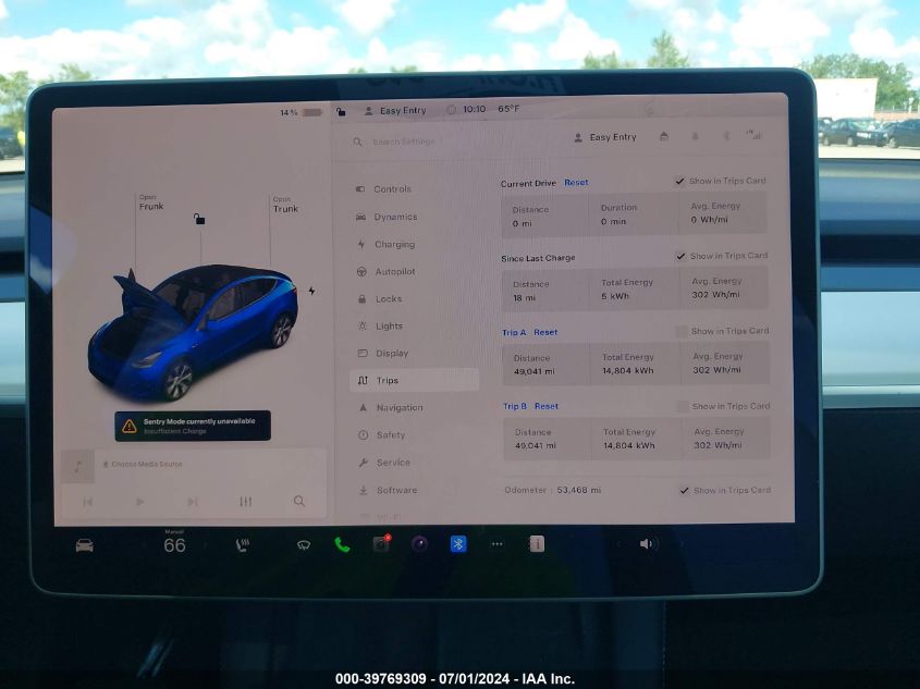 2021 Tesla Model Y Long Range Dual Motor All-Wheel Drive VIN: 5YJYGDEE6MF264146 Lot: 39769309