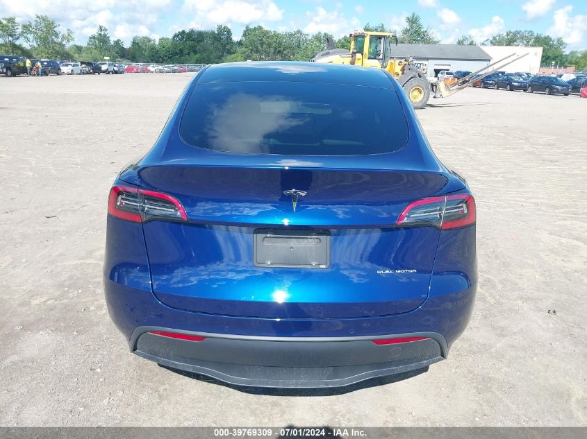 2021 Tesla Model Y Long Range Dual Motor All-Wheel Drive VIN: 5YJYGDEE6MF264146 Lot: 39769309