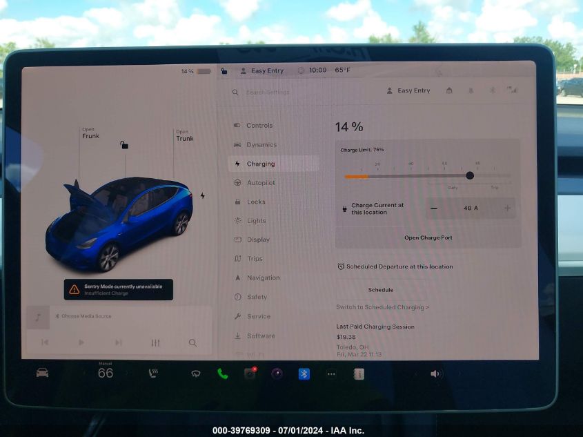 2021 Tesla Model Y Long Range Dual Motor All-Wheel Drive VIN: 5YJYGDEE6MF264146 Lot: 39769309