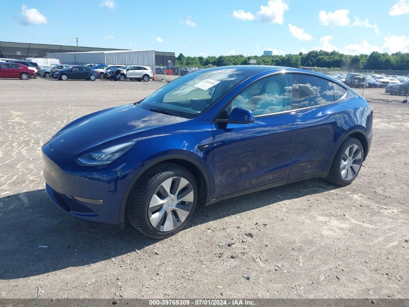 2021 Tesla Model Y Long Range Dual Motor All-Wheel Drive VIN: 5YJYGDEE6MF264146 Lot: 39769309