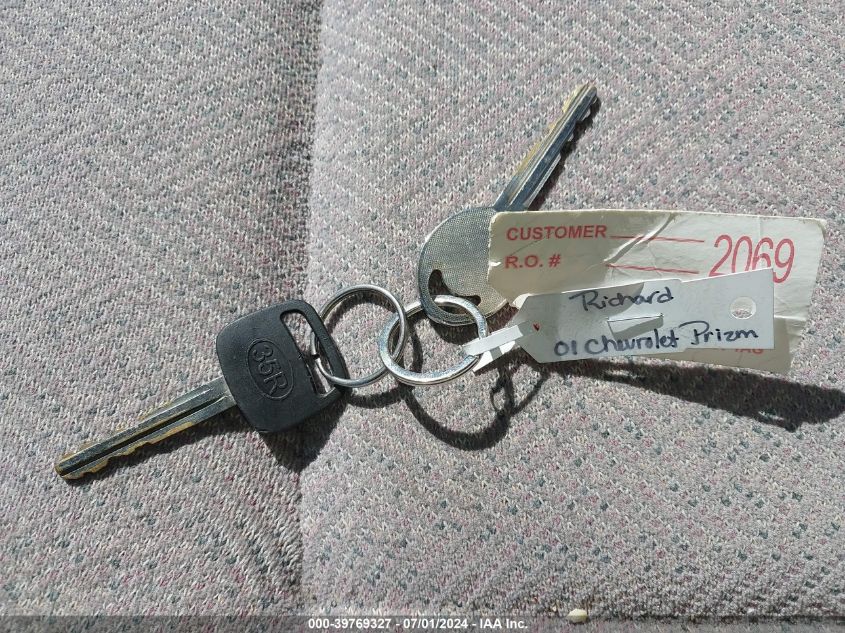 2001 Chevrolet Prizm VIN: 1Y1SK52811Z445293 Lot: 39769327