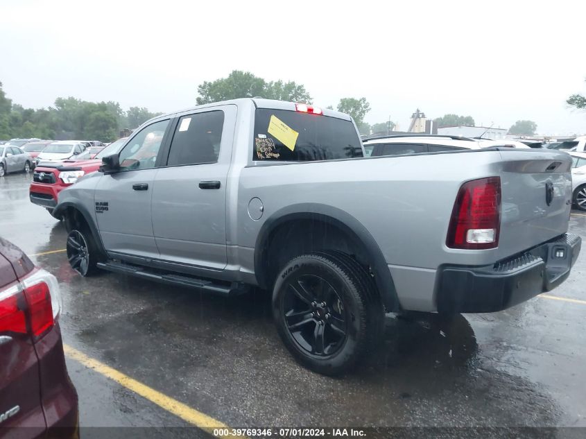 2023 Ram 1500 Classic Warlock 4X4 5'7 Box VIN: 1C6RR7LG5PS566014 Lot: 39769346