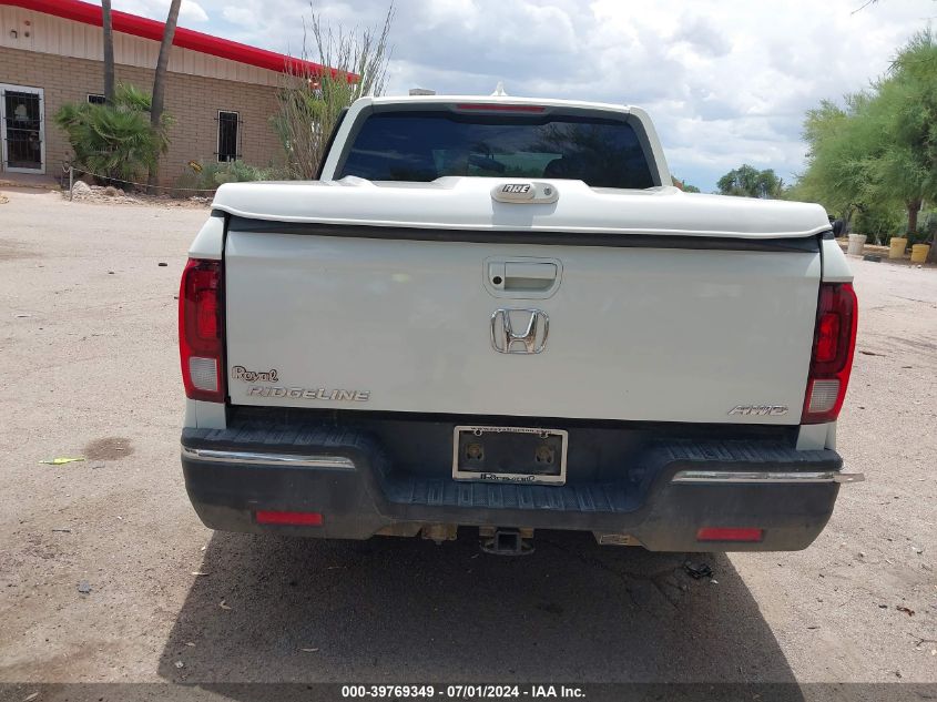 2017 Honda Ridgeline Rtl-T VIN: 5FPYK3F64HB034442 Lot: 39769349