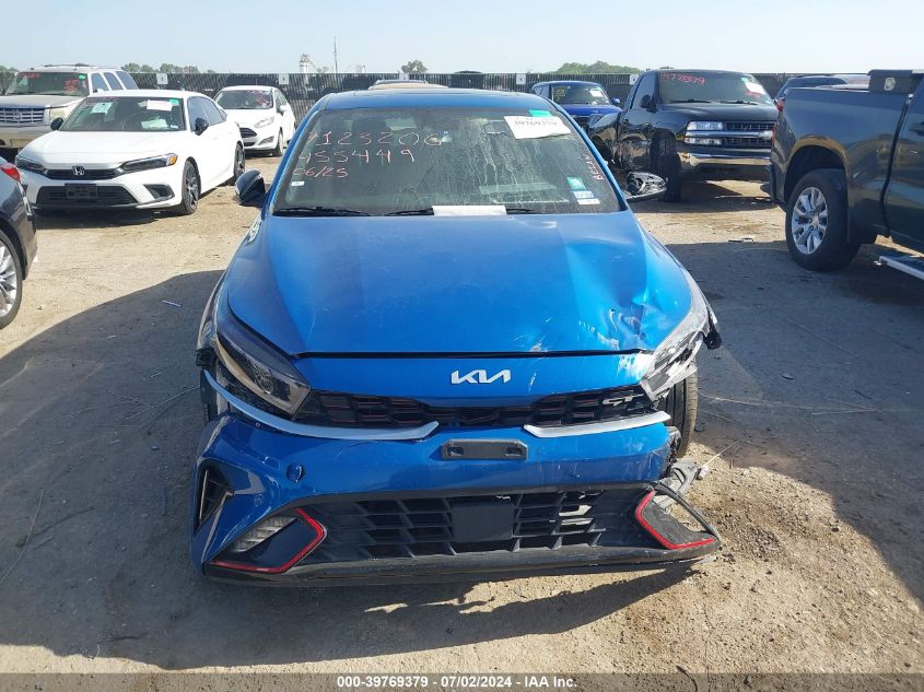 2022 Kia Forte Gt VIN: 3KPF44ACXNE455449 Lot: 39769379