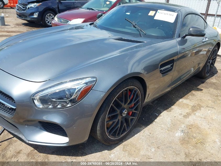 2016 Mercedes-Benz Gt S Amg VIN: WDDYJ7JA4GA005017 Lot: 39769381