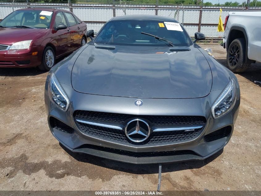 2016 Mercedes-Benz Gt S Amg VIN: WDDYJ7JA4GA005017 Lot: 39769381