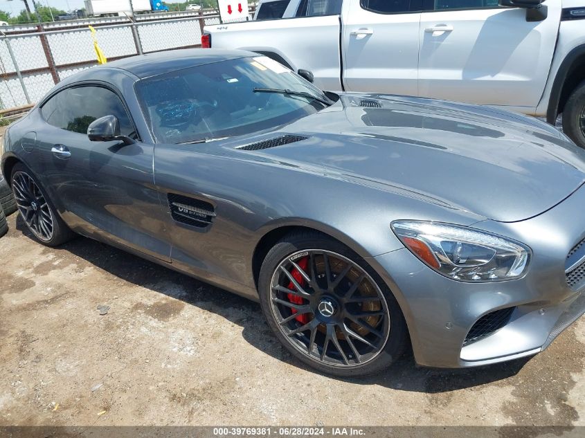 2016 Mercedes-Benz Gt S Amg VIN: WDDYJ7JA4GA005017 Lot: 39769381