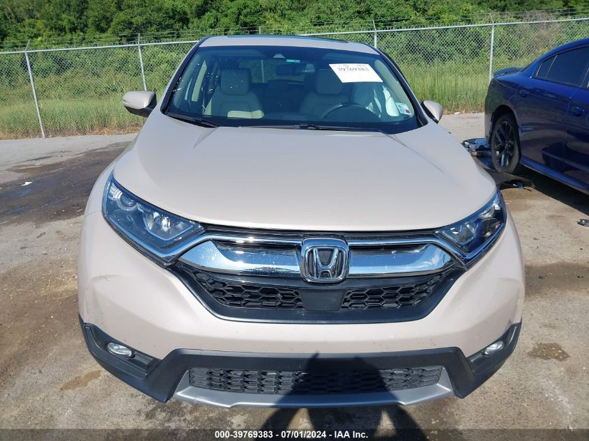 2019 Honda Cr-V Ex-L VIN: 2HKRW1H80KH503281 Lot: 39769383