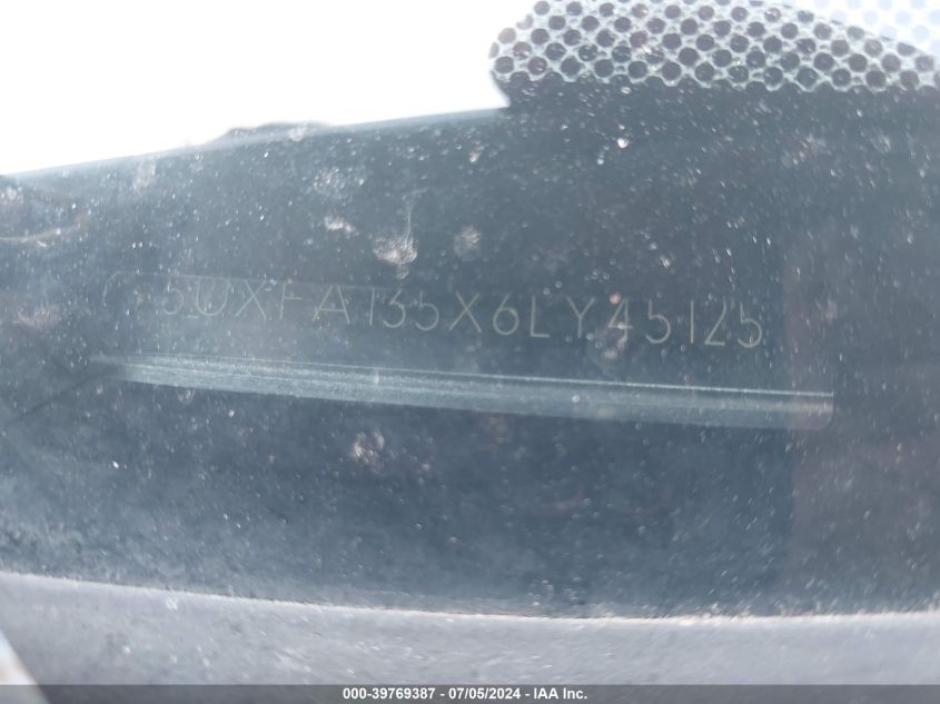 2006 BMW X5 3.0I VIN: 5UXFA135X6LY45125 Lot: 39769387