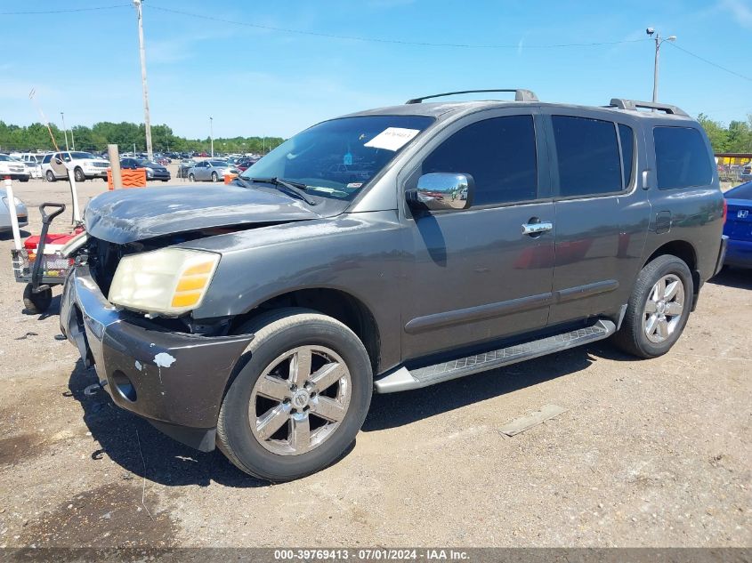 2004 Nissan Pathfinder Armada Se VIN: 5N1AA08B04N735072 Lot: 39769413